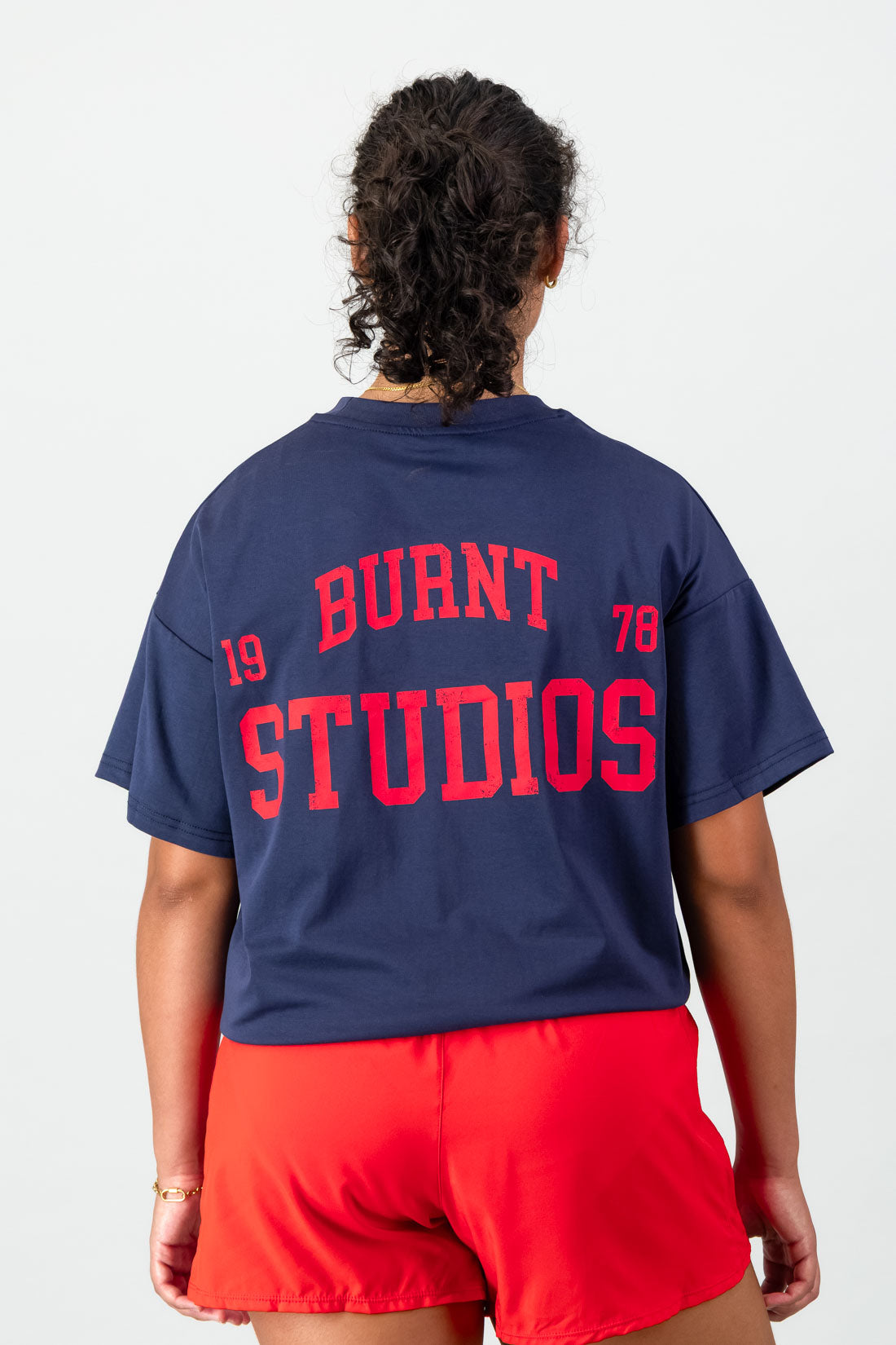 Academy Oversized Tee - Navy