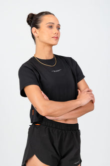 Women's Peak Active Tee - Black