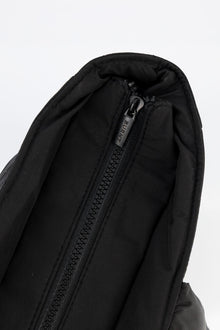 Quilted Tote Bag - Black