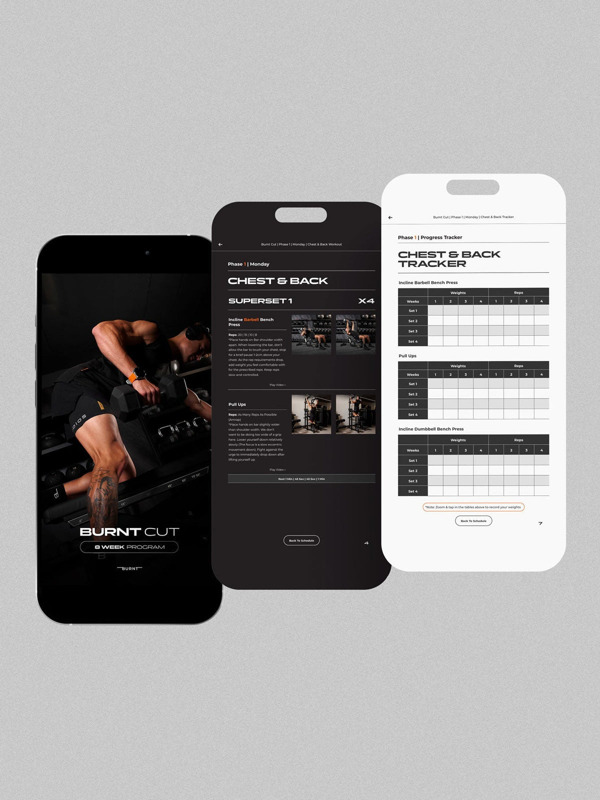 Burnt Cut | 8 Week Men's Gym Program