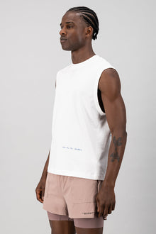 Faded Boxed Tank - Vintage White